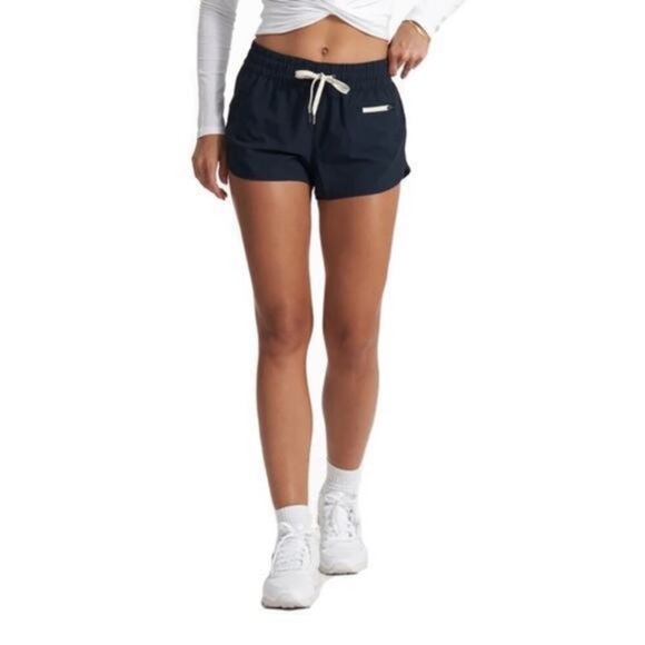 Vuori clementine shorts 2.0 women’s small navy blue lined XS NWT - Picture 1 of 9